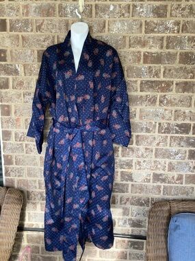 Vintage Christian Dior paisley silk robe